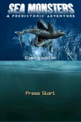 Sea Monsters - A Prehistoric Adventure (USA) screen shot title